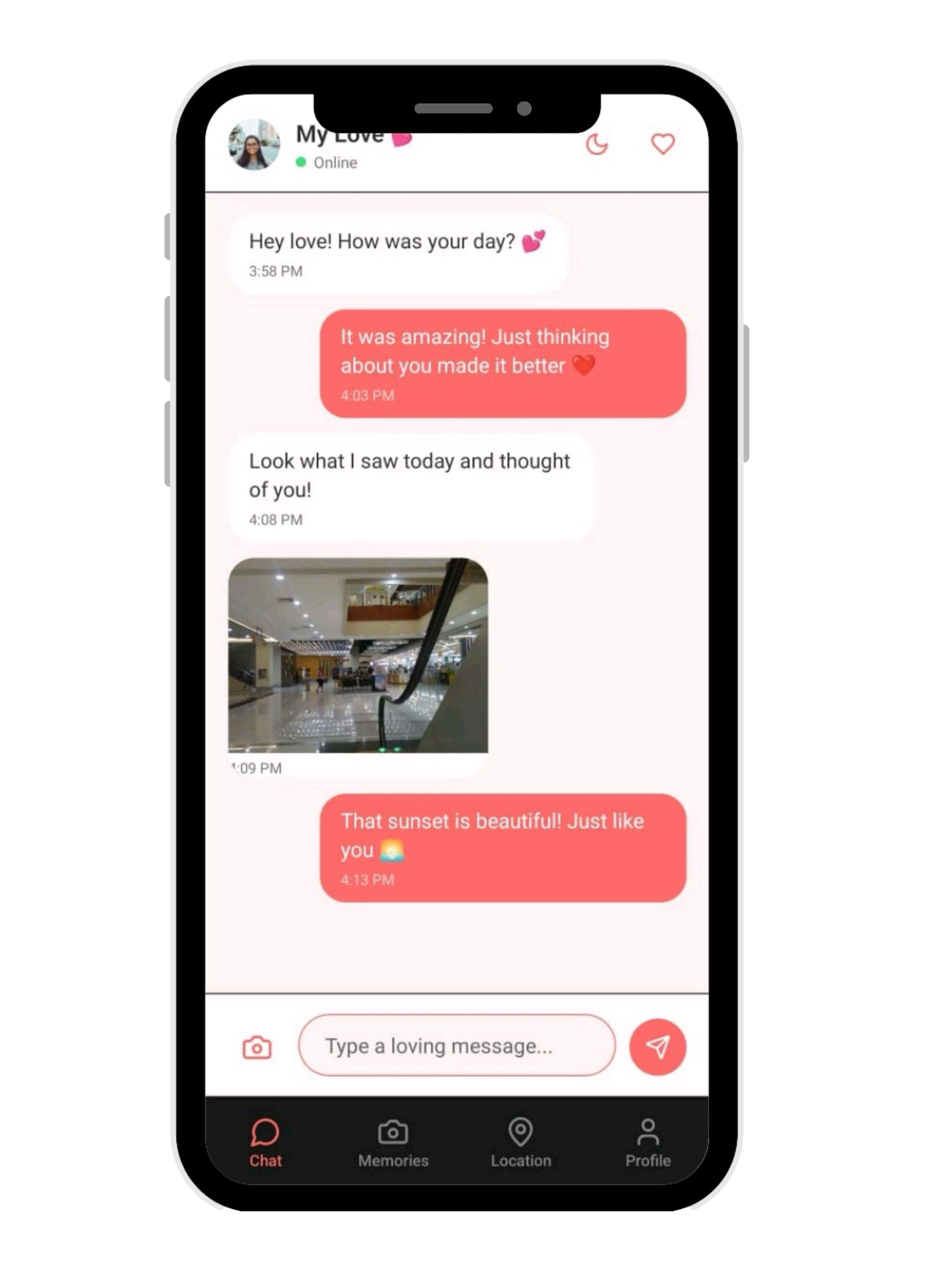 Chat view