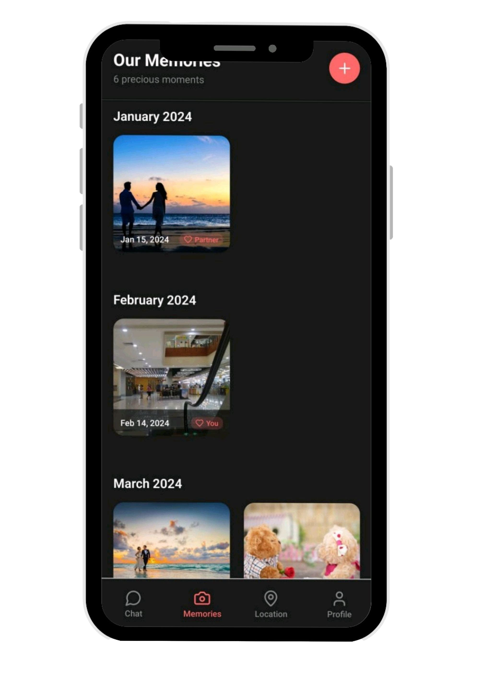 Memory timeline